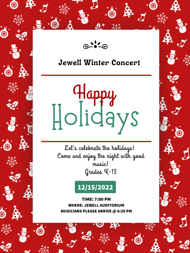 Holiday Concert Poster 