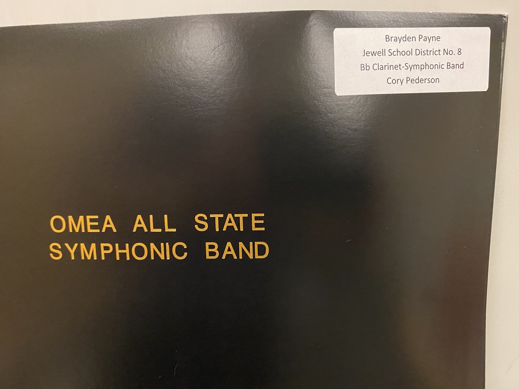 OMEA All State Symphonic Band  Folder Picture
